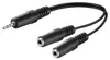 Goobay Adattatore per cavo audio a Y da 3,5 mm, da 1 Anteprima dell’immagine prodotto 1