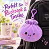 Plush Dumpling Kawaii Bagclip Taschenanhänger Produktbild-Vorschau 6