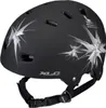 A black XLC BH-C22 Urban-Helm with a white and gray spike pattern. Produktbild-Vorschau