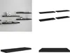 vidaXL Etagère flottante 4 pcs. noir 80x23,5x3,8 cm MDF - Voir les images du produit 1