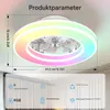Deckenventilator mit Beleuchtung leise, LED Deckenleuchte Produktbild-Vorschau 5