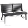 DEGAMO Gartenbank Parkbank Alubank KONSTANZ 3-sitzer 140cm, Produktbild-Vorschau 7