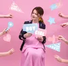 Fotobox Requisiten Boy o Girl 14-26cm Gender Reveal Party Anteprima dell’immagine prodotto 2