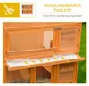 PawHut Kleintierstall Kleintierkäfig mit Asphaltdach Produktbild-Vorschau 6
