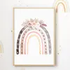 Mond Regenbogen Wolke Boho Bilder 3er Set DIN A4 Produktbild-Vorschau 4