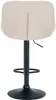 Barhocker Lazio Samt schwarz creme Produktbild-Vorschau 6