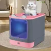 Katzentoilette mit UV-Schutz Katzenklo Groß mit Produktbild-Vorschau 2