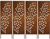 Kovová zástena na ochranu súkromia 4x - 160 x 50 cm - Náhľad obrázku produktu 1