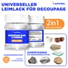 7 Artists Decoupage Kleber Lack Wasserfest 500 ml Half Produktbild-Vorschau 3