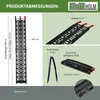 TRUTZHOLM 1 x Auffahrrampe klappbar 228 cm Traglast 340 kg Produktbild-Vorschau 2