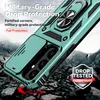 A phone case is shown in a dramatic, rocky environment, suggesting durability and protection. Produktbild-Vorschau
