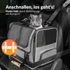 CADOCA® Transportbox Katzen bis 20kg faltbar Sonnen- und Produktbild-Vorschau 4