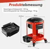 COSTWAY Werkstatthocker, 150 kg belastbar, Werkstattsitz Produktbild-Vorschau 6