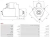 AS-PL S6002 Starter Anlasser 2kW für KIA SPORTAGE (JE, KM) Produktbild-Vorschau 5