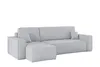 A sectional sofa with an ottoman and a throw pillow, presented against a white background. Produktbild-Vorschau