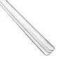 A close-up, angled view of a silver-colored utensil, likely a fork or spoon, against a white background. Produktbild-Vorschau