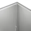 vidaXL Vaso da giardino, argento, 100 x 30 x 40 cm, acciaio Anteprima dell’immagine prodotto 5