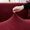 (Vínově červená) Potah na pohovku ve tvaru L, elastický Náhled obrázku produktu 7