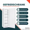 homeX Gefrierschrank No Frost, Tiefkühlschrank groß - 204 Produktbild-Vorschau 2