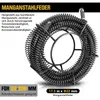 1250W Stark Rohrreinigungsspirale mit Rollen, 17.5m x Ø22mm Produktbild-Vorschau 7