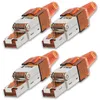 NEXMEX 4x Netzwerkstecker Cat 7 CAT7 RJ45 Stecker Produktbild-Vorschau 1