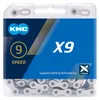 KMC X9 Silber-Grau Kette verpackt 122 Glieder (9) BX09NG122 Produktbild-Vorschau 5