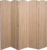 A five-panel folding screen made of bamboo, shown in a straight line against a white background. Podgląd zdjęcia produktu