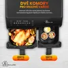 Extralink Air Fryer SJ-1000 10 l (6 l + 4 l), 2500 W, Dual Náhled obrázku produktu 9
