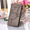 iPhone XR Hülle, Schmetterling Prägung Flip Leder Produktbild-Vorschau 3