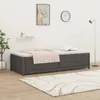 Tagesbett Grau 90x200 cm Massivholz Kiefer Produktbild-Vorschau 4