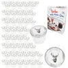 lot de 100 bocaux en verre renversé 230ml + couvercle Voir les images du produit 6