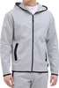 JACK&JONES CORE JCOFUSION SWEAT ZIP HOOD NOOS Light Grey Produktbild-Vorschau 8