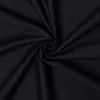 HOMESCAPES Einfarbiger Baumwollstoff schwarz – Meterware, Produktbild-Vorschau 4