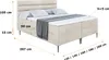 ALTDECOR  Boxspringbett mit Schwarz Füßen, Matratze und Produktbild-Vorschau 6