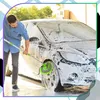 EDIBAZZAR | Brosse de lavage auto avec manche télescopique Voir les images du produit 7