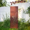 4x Sichtschutz Metall - 160 cm x 50 cm - Edelrost - Produktbild-Vorschau 6