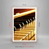 Gerahmtes Poster - Rahmen in heller Eiche - Klavier Musik Produktbild-Vorschau 5