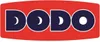 The image shows the brand logo "DODO" in large letters against a red background. Produktbild-Vorschau