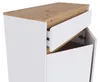 Schuhschrank MALEA Weiß mit 2 grifflosen Drehtüren und 1 Produktbild-Vorschau 4