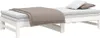 vidaXL Lit de jour extensible Blanc 2x(80x200) cm Pin Voir les images du produit 5