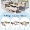 Gartenlounge-Set für 6-8 Personen – Hochwertige Sitz- & Produktbild-Vorschau 7