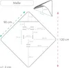 Zavinovacia deka deka do kočíka deka 90x90cm - univerzálna Náhľad obrázku produktu 12