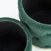 Halmar Hocker (2 Stück) Polly - dunkelgrün / gold Produktbild-Vorschau 10