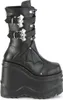 WAVE-150 Damen Boots von DemoniaCult, Schwarz  , EU 40, US Produktbild-Vorschau 5