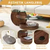 Moderner minimalistischer gehärteter Glas-Couchtisch, Produktbild-Vorschau 9
