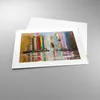Poster - Poster ohne Rahmen - Mädchen Vogel - 40x30 cm - Produktbild-Vorschau 3