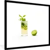 MuchoWow® Gerahmtes Poster Mojito mit frischen Minzblättern Produktbild-Vorschau 1