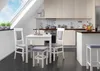 Holzhocker mit verschiedenen Polsterfarben Massivholzsitz Produktbild-Vorschau 6