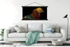 MuchoWow® Textilposter Vogel - Federn - Schwarz - Porträt Produktbild-Vorschau 3