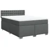 vidaXL Boxspring posteľ s matracom Tmavo šedá 160x200 cm Náhľad obrázku produktu 3